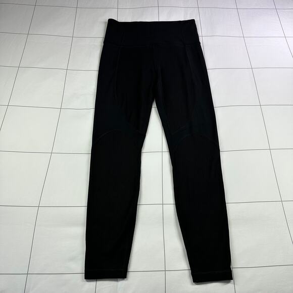 Athleta Leggings Womens Small Black Rise Up Rib 7/8 Yoga Athletic Gym Pilates - Picture 2 of 11